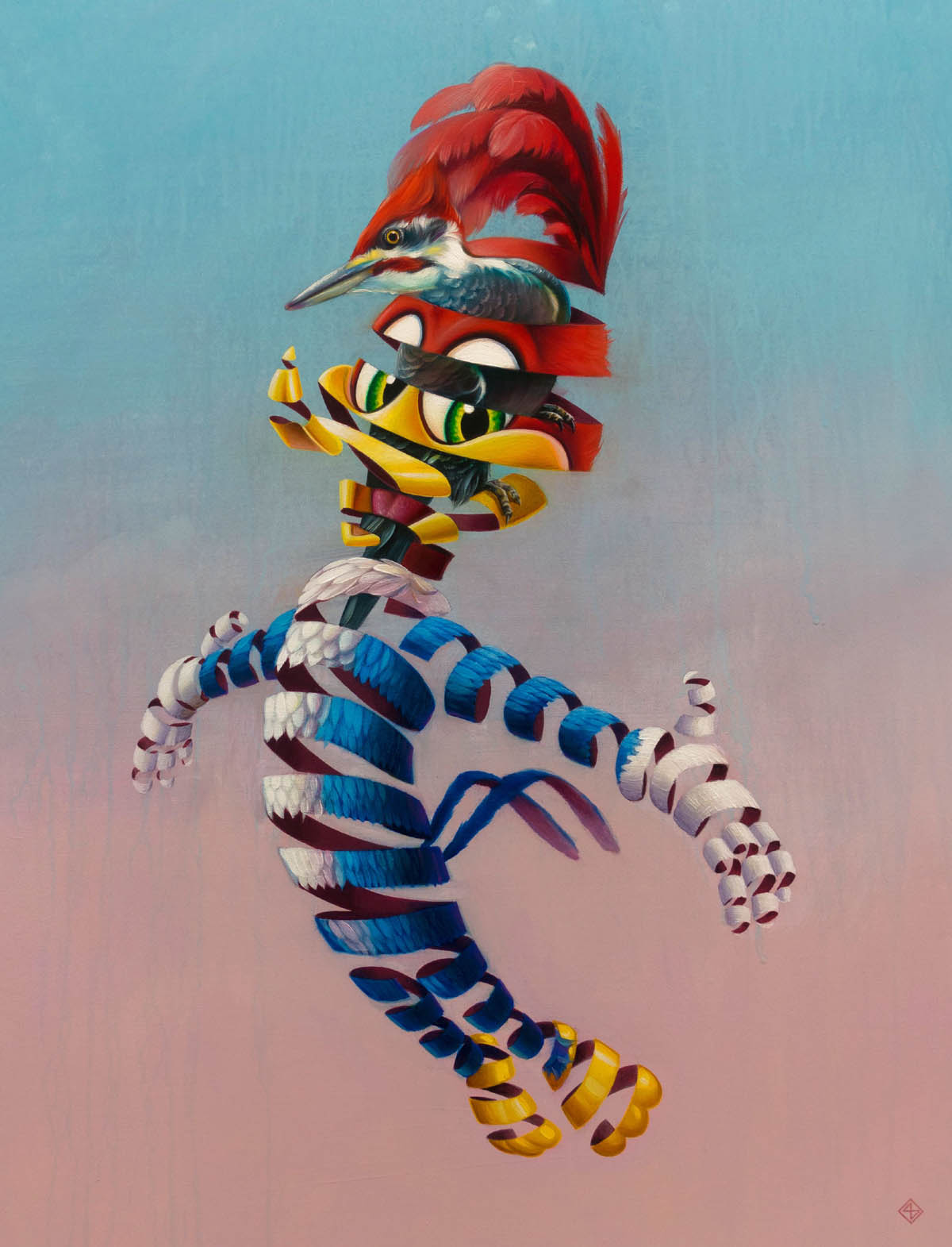 creative surreal paintings ideas woody by stefan thelen