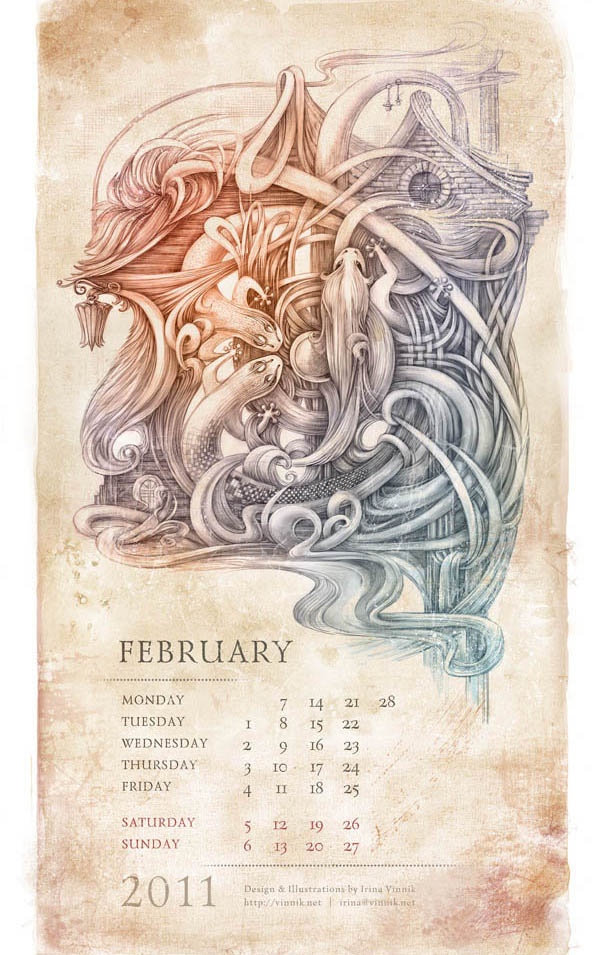 calendar illustration 8