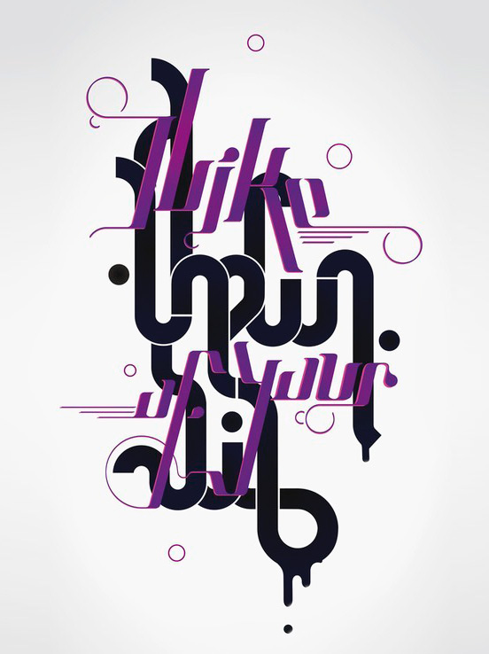 creative typography design 9