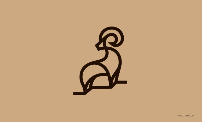 logo design sheep by martigny