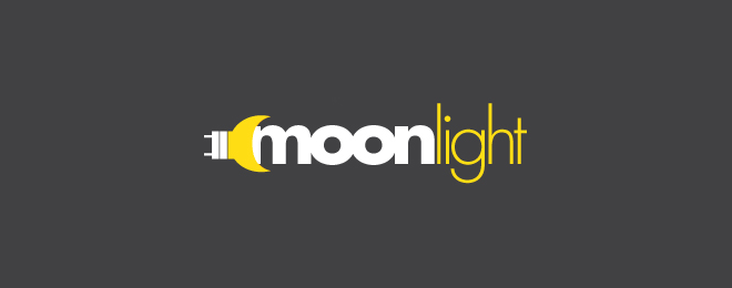 moon light logo design