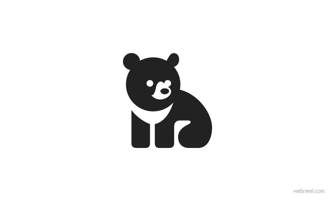 logo design bear by martigny