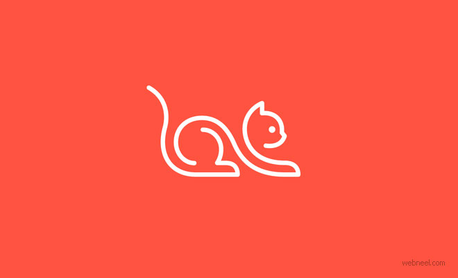 cat logo design by by kakha kakhadzen