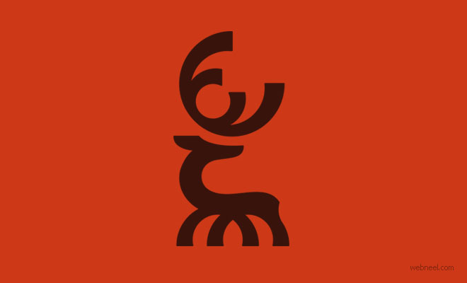 logo design stag by martigny