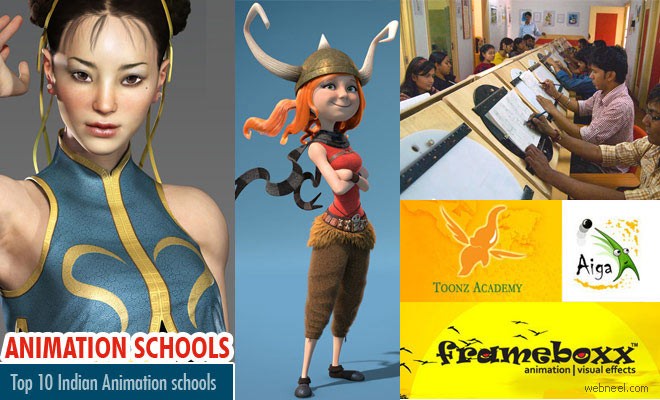 Top 10 Famous Animation Schools and Colleges in India - 2020-21