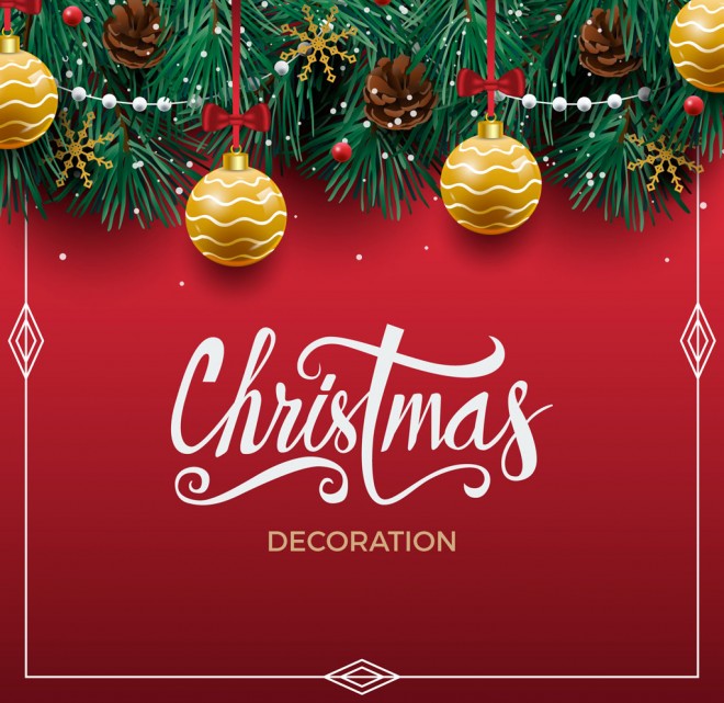 free christmas vector decoration