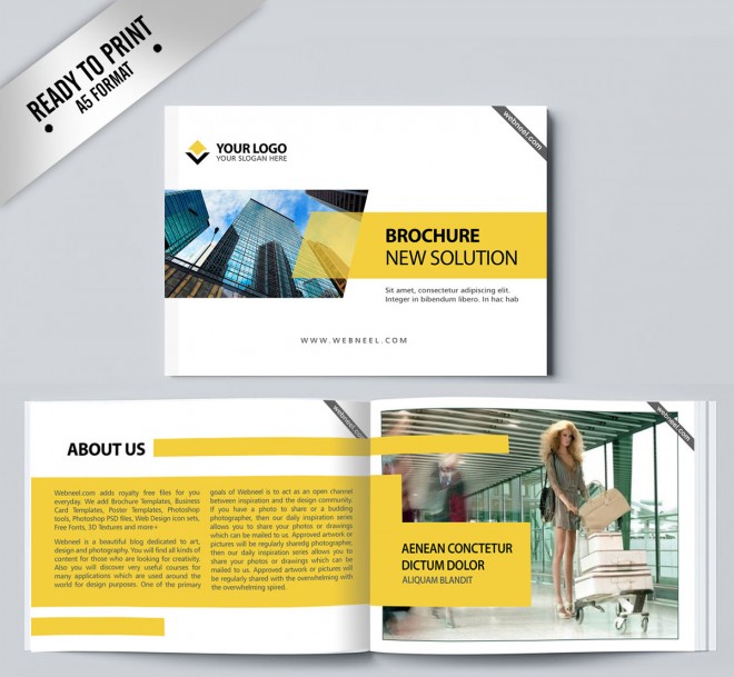 16 corporate brochure design template