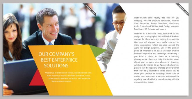 17 corporate brochure design template