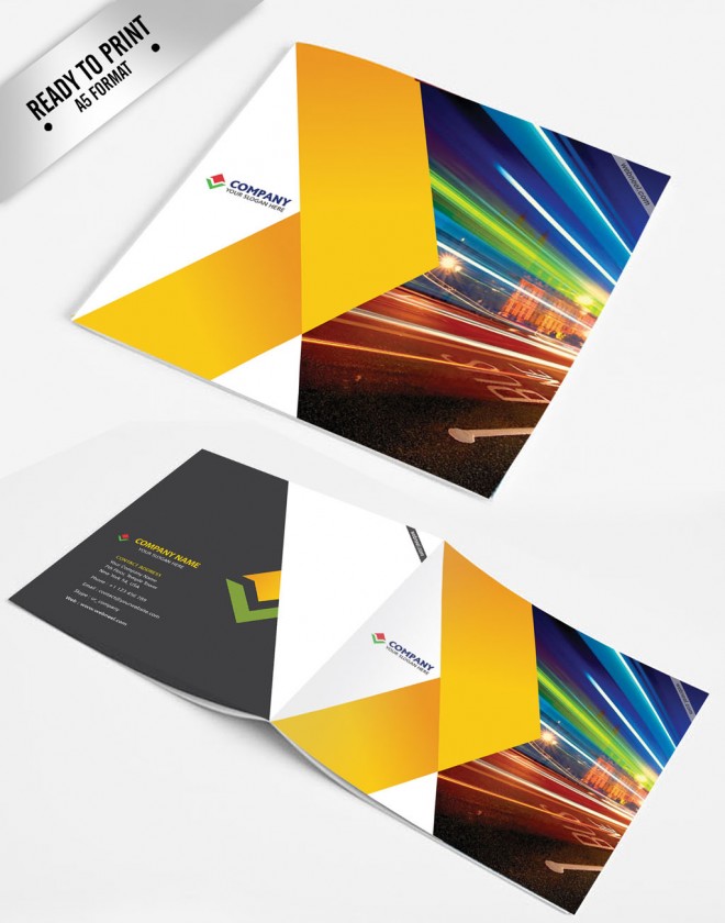 template brochure design free download