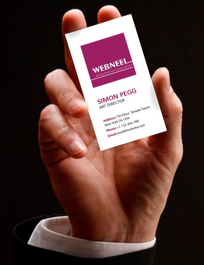 simple business card template 20