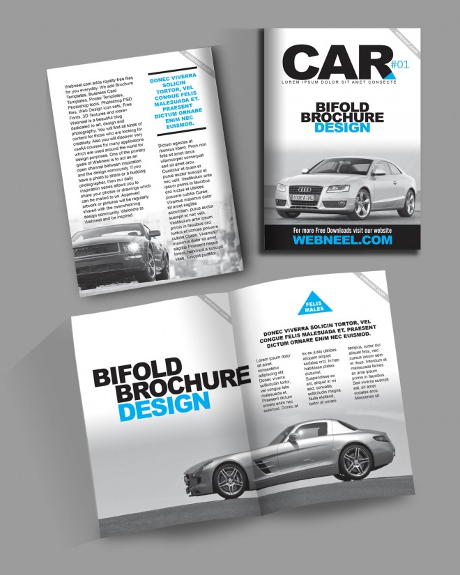 corporate bifold brochure design templates