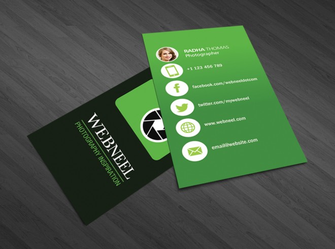 photography business card design template - 38