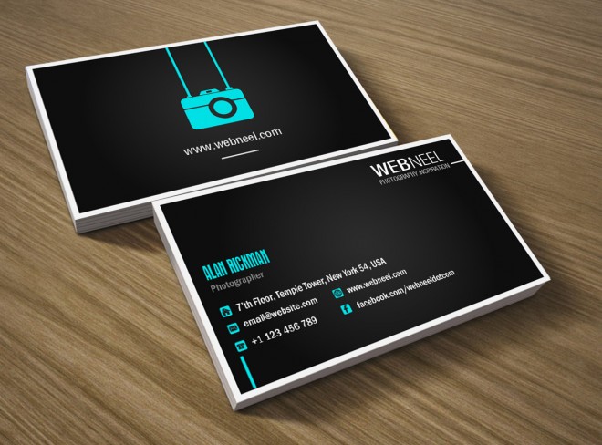 photography business card design template 41