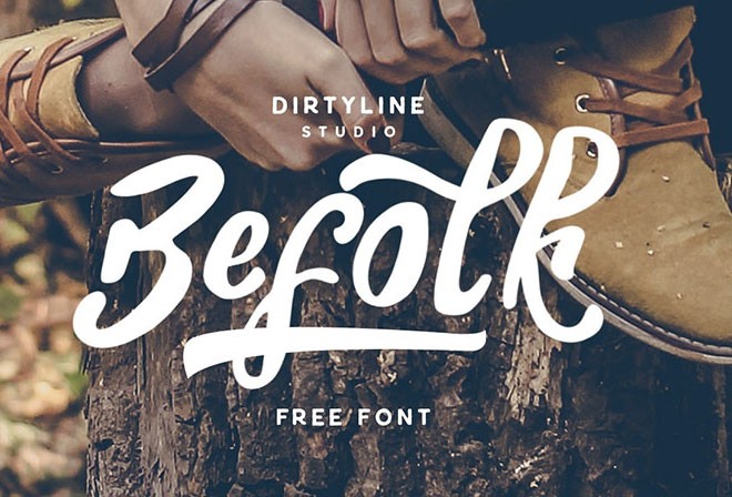 free font - befolk
