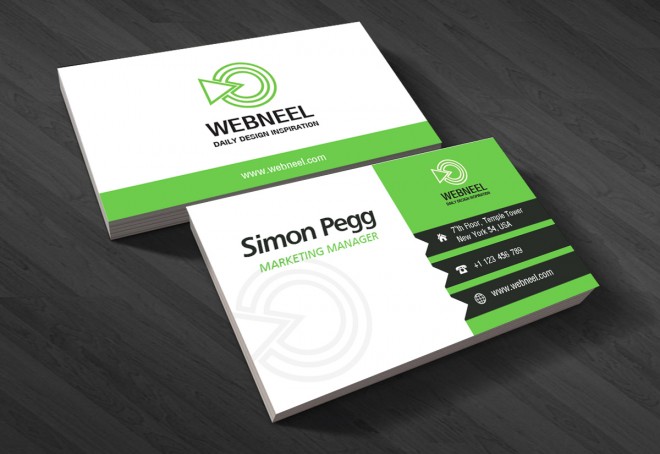 6 simple business card template