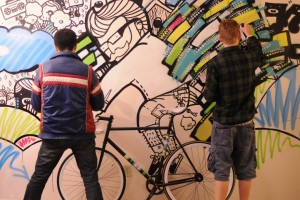 404 beach - mural painting