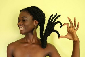 talented artist turns her long hair into funny sculptures 