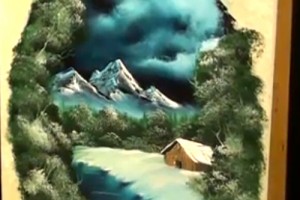 mystic midnight landscape oil painting lesson