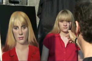 live portrait painting - oil on canvas - final