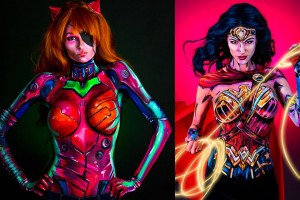 stunning super heroes realistic body painting by kay pike