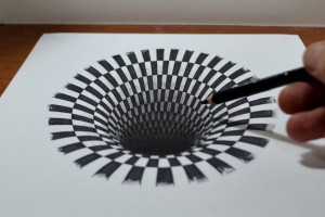 mind blowing optical illusion drawing by jonathan harris