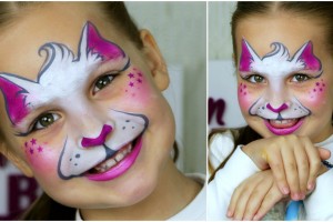 kitty cat - easy face painting tutorial