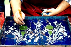 paint on water for paper marbling by epsos