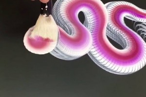 single stroke dragon painting by 1strokedragon
