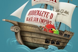 photoshop tutorial : pirate ship illustration
