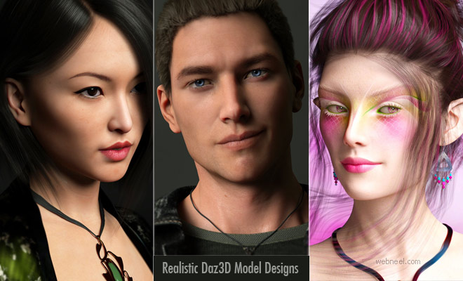 20 Realistic Daz3D Models and character designs for your inspiration