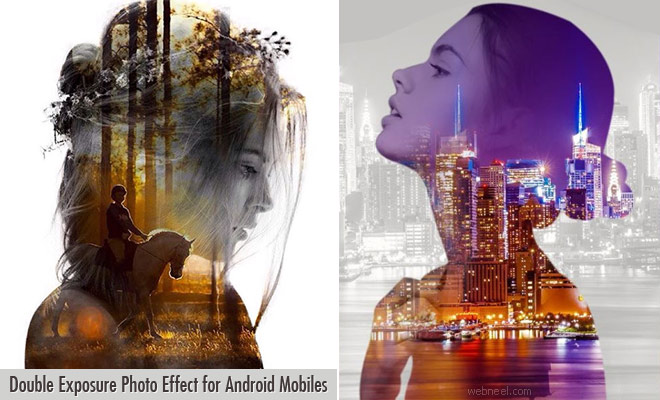 Double Exposure Blending effect Photo editing app for Android Mobiles