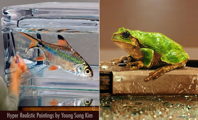 Fish in a Glass - 35 Stunning Hyper Realistic Paintings by Young Sung Kim