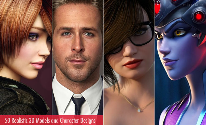 50 Realistic 3D Models and Character Designs for your inspiration | Part 2