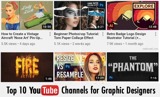 Top 10 Best YouTube Channels for Graphic Designers