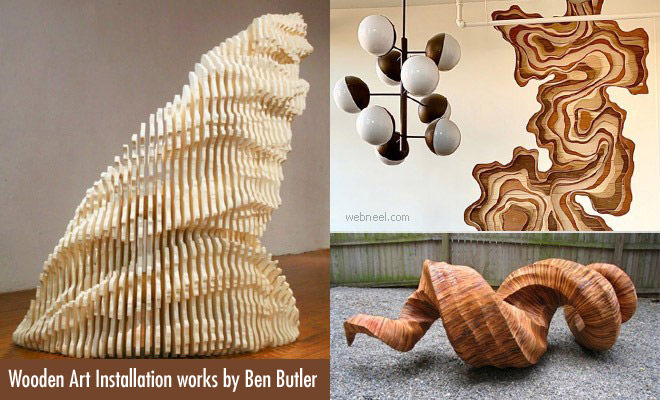 15 Amazing Wooden Art Installation works of Newyork artist Ben Butler