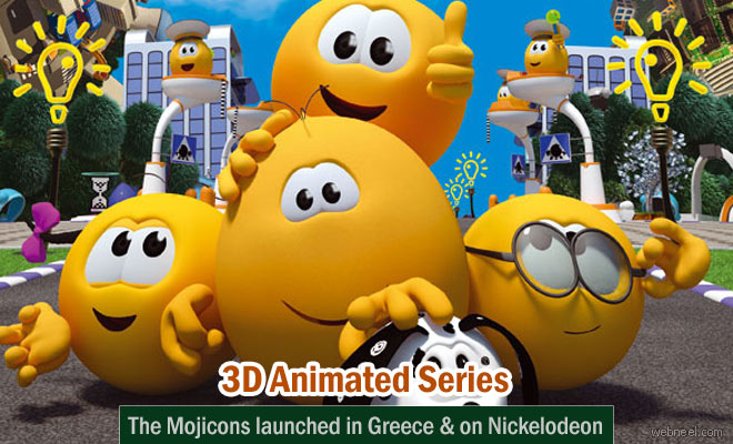 The Mojicons - Funny and Adventurous 3D Animated series launched in Greece and available on Nickelodeon