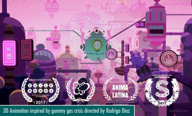 3D Animation inspired by Gummy gas crisis directed by Rodrigo Diaz