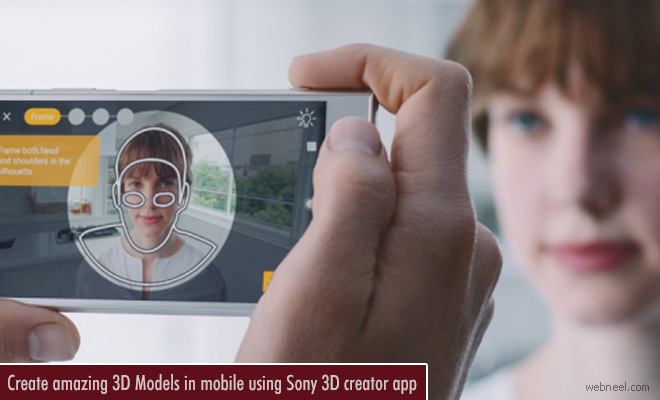 Create amazing 3D Models in mobile using Sony 3D creator app