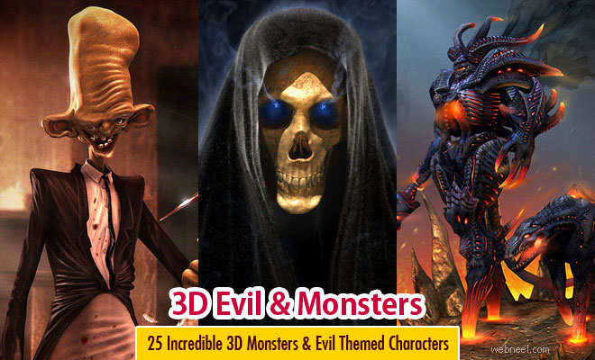3D Evil Characters