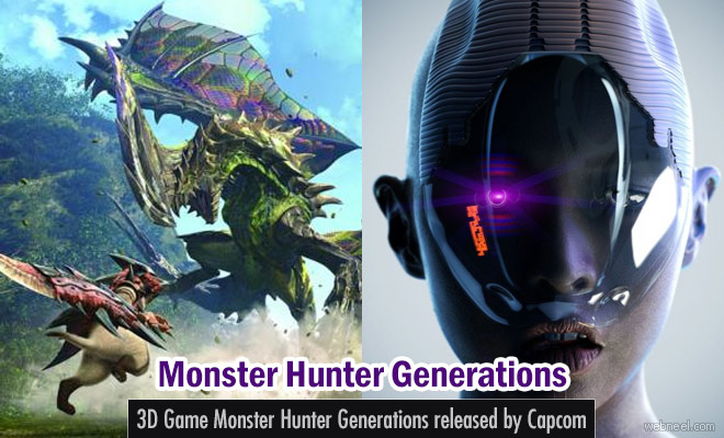 3D Game Monster Hunter Generations released by Capcom