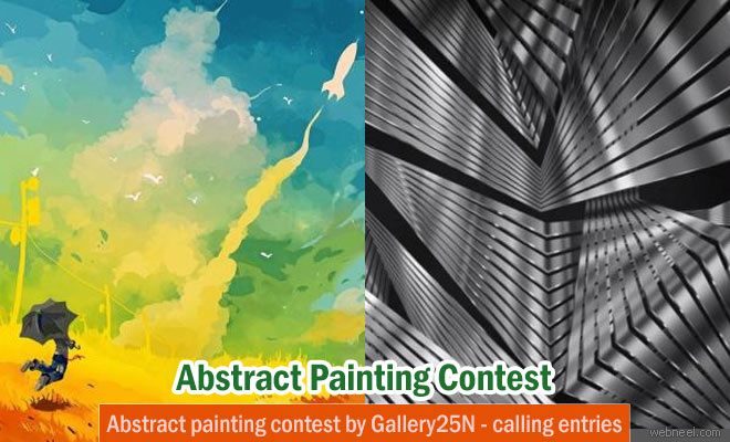 Abstract Painting Competition by Gallery25N - Calling for Entries