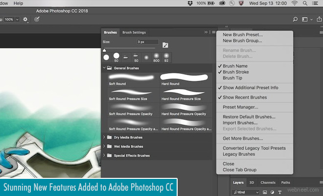 New Features on Adobe Photoshop CC Like Curvature Pen - Brush Upgrades1