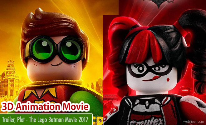 3D Animation Movie - The Lego Batman movie 2017 Trailer and Review