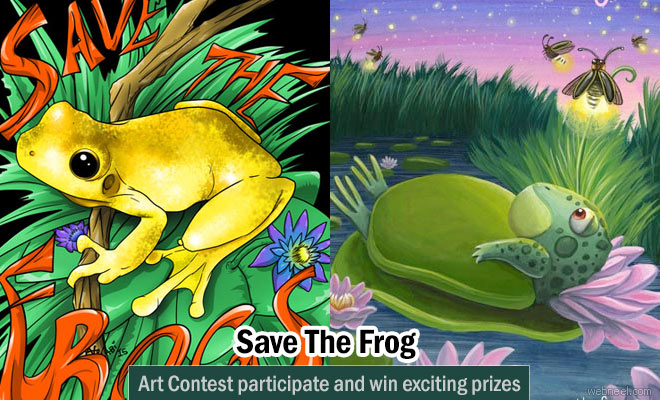Save the Frogs - Art Contest by Australian Arts organization