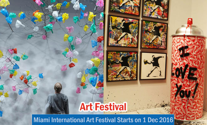 International Art exhibition at Basel Miami - Starts on 1 Dec 2016