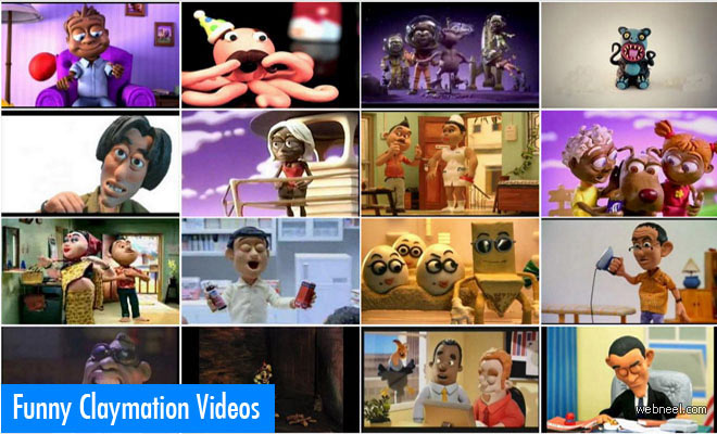 15 Funny Claymation Movies and tv commercials videos - Clay Animation