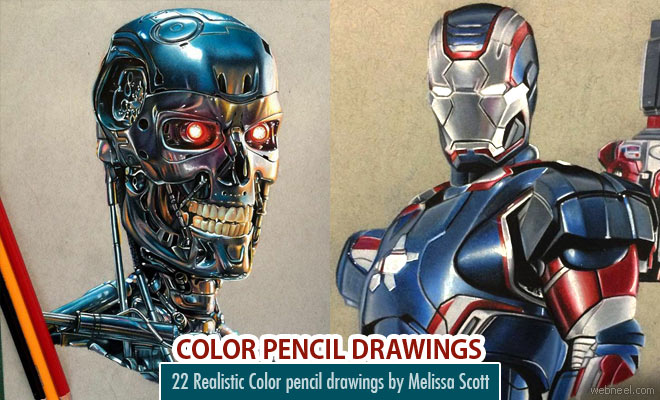 25 Beautiful and Realistic Color Pencil Drawings by Melissa Scott