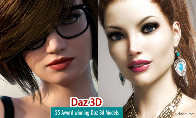 25 Award Winning Daz 3D Models for your inspiration