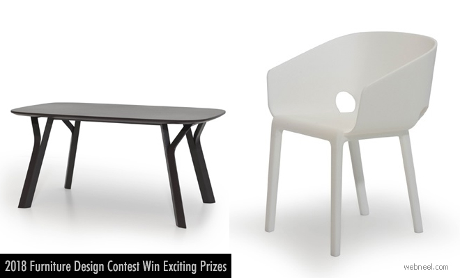 Creative Seating and Innovate Table Design Contest - Andreu invites entries by 30 Nov 2018