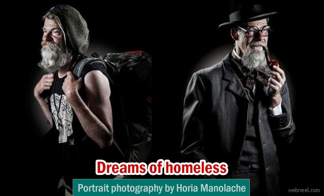 Dreams of homeless people portrait photography by Horia Manolache